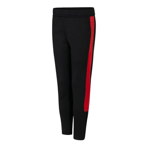 Finden & Hales Kids Knitted Tracksuit Pants Black/Red